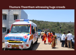 Thumburu Theertham Witnessing Huge Crowds,Lord Balaji,Sri Venkateswara Swamy,Tirumala,Tumbura Theertham,TIRUMALA News,TTD,AP,AP News,Tirumala Tirupati Devasthanam,Phalguna Suddha Pournami,Thumburu Theertham,Mango News,Huge Crowd Of Devotees For Thumburu Theertha,Huge Crowd At Tirumala Thumburu Theertham,Tirumala Thumburu Theertham,Tirumala Hills,Tumburu Theertha Mukkoti,TTD News,TTD Latest News,Thumburu Theertham News,Thumburu Theertham Latest News