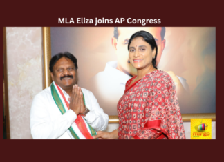 MLA Eliza joins AP Congress,AP Polls,AP Politics,AP News,AP Latest News,AP Elections News,Mango News,Andhra Pradesh Elections,Elections 2024,AP Elections 2024,MLA Eliza,MLA Eliza Latest News,MLA Eliza News,MLA Eliza In AP Congress,AP Congress,Congress,Congress News,Congress Latest News,YSRCP MLA from Chintalapudi Joins Congress,Chintalapudi MLA Eliza Quits YCP And Joined Congress,MLA Eliza AP Congress,AP Congress News,YS Sharmila,YSR Congress Party,Chintalapudi MLA Eliza Joins In Congress