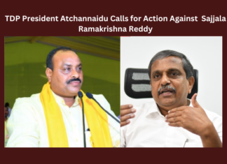 TDP President Atchannaidu Calls for Action Against Government Advisor Sajjala Ramakrishna Reddy, TDP President Atchannaidu Calls for Action, Action Against Government Advisor Sajjala Ramakrishna Reddy, Government Advisor, TDP President, Atchannaidu, Sajjala Ramakrishna Reddy, TDP, Sajjala Ramakrishna Reddy News, CM Jagan, AP Live Updates, Andhra Pradesh, Political News, Mango News