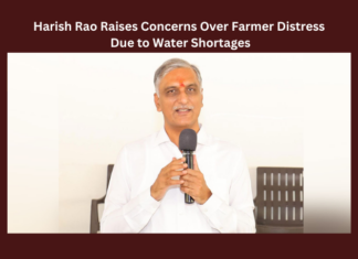 Harish Rao Raises Concerns Over Farmer Distress Due to Water Shortages, Harish Rao Raises Concerns Over Farmer, Water Shortages, Farmer Distress, BJP, BRS, Harish Rao, KCR, KTR, Revanth Reddy, Telangana, CM Jagan, AP Live Updates, Andhra Pradesh, Political News, Mango News