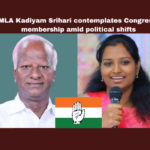 MLA Kadiyam Srihari Contemplates Congress Membership Amid Political Shifts, MLA Kadiyam Srihari Contemplates Congress, Amid Political Shifts, Kadiyam Srihari Contemplates Congress Membership, Telangana, Congress, Revanth Reddy, Kadiyam Srihari, Latest Kadiyam Srihari Political News, KCR, BRS, Election, Parliament Election, Political News, Mango News