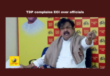 TDP Complains ECI Over Officials, TDP Complains ECI, ECI Over Officials, Complains On ECI, ECI Officials, TDP, ECI, Complaint, Varla Ramiah, Latest News On ECI, General Elections, Lok Sabha Elections, AP Live Updates, Andhra Pradesh, Political News, Mango News