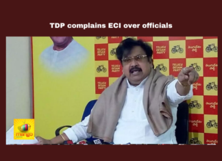 TDP Complains ECI Over Officials, TDP Complains ECI, ECI Over Officials, Complains On ECI, ECI Officials, TDP, ECI, Complaint, Varla Ramiah, Latest News On ECI, General Elections, Lok Sabha Elections, AP Live Updates, Andhra Pradesh, Political News, Mango News