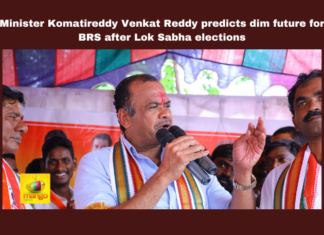 Minister Komatireddy Venkat Reddy Predicts Dim Future For BRS After Lok Sabha Elections, Komatireddy Venkat Reddy Predicts BRS, Dim Future For BRS After Lok Sabha Elections, Lok Sabha Elections BRS, BRS Future, Congress, Komatireddy, BRS, KCR, KTR, General Elections, Lok Sabha Elections, TS Live Updates, Parliament Election, Political News, Mango News