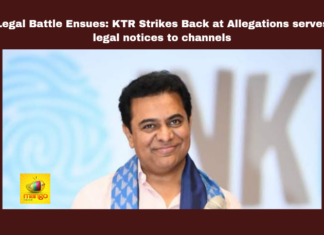 Legal Battle Ensues: KTR Strikes Back At Allegations Serves Legal Notices To Channels, KTR Strikes Back At Allegations, Legal Notices To Channels, Legal Battle Ensues, Legal Notices To KTR, KTR, BRS, KCR, Legal Notices, Politics, General Elections, Lok Sabha Elections, TS Live Updates, Parliament Election, Political News, Mango News