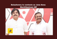 Balashowry To Contests As Jana Sena Machilipatnam MP, Balashowry To Contests, Balashowry Contests As MP, Jana Sena Machilipatnam MP Balashowry, Balashowry Machilipatnam MP, Machilipatnam MP, Jana Sena, Machilipatnam, Balashowry, Candidate, Lok Sabha Elections, AP Live Updates, Telangana, Andhra Pradesh, Political News, Mango News