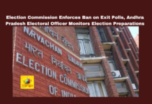 Election Commission Enforces Ban on Exit Polls Andhra Pradesh Electoral Officer Monitors Election Preparations, Election Commission Enforces Ban on Exit Polls, Andhra Pradesh Electoral Officer Monitors Election Preparations, Ban on Exit Polls Andhra Pradesh, Electoral Officer, Monitors Election Preparations, Ban, ECI, Election Commission of India, Exit Polls, General Elections, Lok Sabha Elections, AP Live Updates, Andhra Pradesh, Political News, Mango News