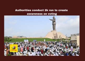 Authorities Conduct 2K Run To Create Awareness On Voting, Authorities Conduct 2K Run, Awareness On Voting, 2K Run To Create Awareness On Voting, 2K Run, Campaign, ECI, Election Commission of India, Voter Awareness, 2K Run Awareness On Voting, General Elections, Lok Sabha Elections, AP Live Updates, Andhra Pradesh, Political News, Mango News