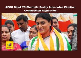 APCC Chief YS Sharmila Reddy Advocates Election Commission Regulation, APCC Chief YS Sharmila Reddy, Election Commission Regulation, APCC Chief, AP Congress, YS Sharmila, Volunteers, Ban, Pensions, Election Commission, General Elections, Lok Sabha Elections, AP Live Updates, Andhra Pradesh, Political News, Mango News