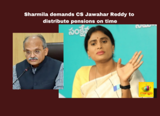 Sharmila Demands CS Jawahar Reddy 6To Distribute Pensions On Time, Sharmila Demands CS Jawahar Reddy, Distribute Pensions On Time, AP Pensions On Time, CS Jawahar Reddy, YS Sharmila, Congress, Chief Secretary, Government, Machinery, General Elections, Lok Sabha Elections, AP Live Updates, Andhra Pradesh, Political News, Mango News