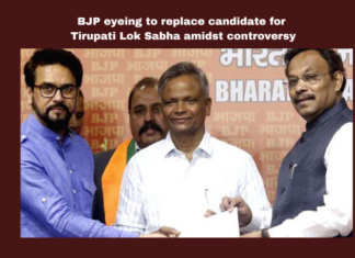 BJP Eyeing To Replace Candidate For Tirupati Lok Sabha Amidst Controversy, BJP Eyeing To Replace Candidate, Tirupati Lok Sabha Amidst Controversy, Tirupati Candidate Controversy, BJP, Tirupati, Parliament, Vara Prasad, Candidate Change, 2024 Elections, Latest Tirupati News, General Elections, Lok Sabha Elections, AP Live Updates, Andhra Pradesh, Political News, Mango News