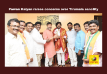 Pawan Kalyan Raises Concerns Over Tirumala Sanctity,Telugu News,AP State Assembly Elections,Mango News,Andhra Pradesh Elections,Elections 2024,AP Elections 2024,Lok Sabha Polls,AP Polls,AP Politics,AP News,AP Latest News,AP Elections News,AP Elections,AP Assembly Elections 2024,Lok Sabha Elections 2024,Pawan Kalyan,Pawan Kalyan News,Pawan Kalyan Latest News,Pawan Kalyan Speech,Pawan Kalyan Election Campaign,Tirumala Sanctity,Janasena,Janasena Party,Janasena Election Campaign,TDP,Janasena News,Pawan Dashes To Tirupati Over Intraparty Issue,Assembly,BJP,Tirupati