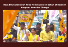 Telugu Desam, Naidu Nomination, Kuppam, Bhuvaneshwari, Alliance, Jana Sena