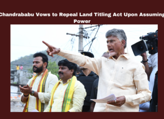 Chandrababu Vows To Repeal Land Titling Act Upon Assuming Power, Chandrababu Vows To Repeal Land Titling Act, Land Titling Act, Chandrababu Vows, TDP, Naidu, Chandrababu, Elections, Pawan Kalyan, Kiran Kumar Reddy, AP, Politics, General Elections, Lok Sabha Elections, AP Live Updates, Andhra Pradesh, Political News, Mango News