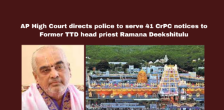 AP High Court Directs Police To Serve 41 CrPC Notices To Former TTD Head Priest Ramana Deekshitulu, Notices To Former TTD Head Priest Ramana Deekshitulu, AP High Court Directs Police To Serve 41 CrPC Notices, TTD Head Priest Ramana Deekshitulu, 41 CrPC Notices To Ramana Deekshitulu, Ramana Deekshitulu, TTD, Social Media, Comments, Case, Lawsuit, CrPC Notices, Tirupati, Tirupati Live Updates, AP Live Updates, Andhra Pradesh, Political News, Mango News