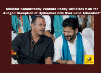 Minister Komatireddy Venkata Reddy Criticizes KCR for Alleged Deception of Hyderabad SCs Over Land Allocation", Minister Komatireddy Venkata Reddy Criticizes KCR, Hyderabad SCs Over Land Allocation, Land Allocation, Venkata Reddy Criticizes KCR for SCs Over Land Allocation, Minister Komati Reddy, Congress, TPCC, Revanth Reddy, BRS, General Elections, Lok Sabha Elections, TS Live Updates, Telangana, Political News, Mango News