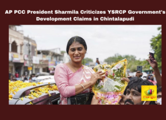 AP PCC President Sharmila Criticizes YSRCP Government's Development Claims in Chintalapudi, AP PCC President Sharmila Criticizes YSRCP, Sharmila Criticizes YSRCP Government, Sharmila Criticizes YSRCP, YSRCP Government Development, Chintalapudi, YS Sharmila, AP, AP Congress, APCC, Andhra Pradesh, YSRCP, Government, General Elections, Lok Sabha Elections, AP Live Updates, Andhra Pradesh, Political News, Mango News