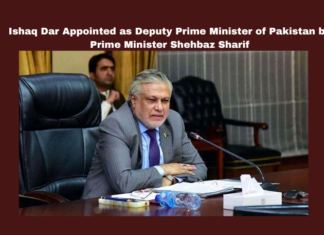 Ishaq Dar Appointed as Deputy Prime Minister of Pakistan by Prime Minister Shehbaz Sharif, Ishaq Dar Appointed as Deputy Prime Minister of Pakistan, Deputy Prime Minister of Pakistan, Prime Minister Shehbaz Sharif, Ishaq Dar, Deputy Prime Minister, Pakistan, Shehbaz Sharif, Pml-N, Cabinet Division, Government Appointment, Political Dynamics, Pakistan People'S Party, Asif Ali Zardari, National Politics, Mango News