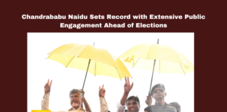Chandrababu Naidu Sets Record With Extensive Public Engagement Ahead of Elections, Chandrababu Naidu Sets Record, Chandrababu With Public Engagement, Chandrababu Naidu, TDP, Praja Galam, Raa Kadaliraa, Badude Badudu, Idemi Kharma Mana Rashtraniki, Farmer Welfare, Cyclone Relief, Lok Sabha Elections, AP Live Updates, Mango News