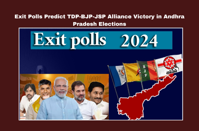 Exit Polls Predict TDP-BJP-JSP Alliance Victory in Andhra Pradesh Elections Exit Polls Predict TDP-BJP-JSP Alliance Victory In Andhra Pradesh Elections,Exit Polls Predict TDP-BJP-JSP Alliance Victory , Alliance Victory In Andhra Pradesh Elections, 2024 Elections, Andhra Pradesh Elections,BJP, Exit Polls,JSP, NDA Alliance,TDP,YSRCP,Andhra Pradesh Elections,Andhra Pradesh Elections Results,Exit Polls Results,AP Politics,Mango News,Mango