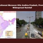 Southwest Monsoon Hits Andhra Pradesh, Promises Widespread Rainfall,Southwest Monsoon Hits Andhra Pradesh,Promises Widespread Rainfall,Andhra Pradesh Widespread Rainfall, Andhra Pradesh, Coastal Andhra,Imd, Rainfall Forecast,Rayalaseema, Southwest Monsoon, Weather Conditions, Weather Update,Anakapalli, Kakinada, Konaseema