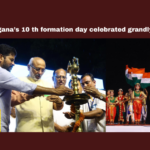 Telangana’S 10Th Formation Day Celebrated Grandly-Telangana 10Th Formation Day,Formation Day Celebrated Grandly,Telangana State Formation Day Celebration,Telangana State Formation,Cp Radhakrishnan,Cultural Heritage,Hyderabad,Raindisruption,Revanthreddy,Tank Bund,Telangana Anthem,Telangana Decade Celebrations,Hyderabad,Telangana