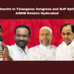 Mixed Results In Telangana Congress And BJP Split Seats Aimim Retains -Hyderabad,Mixed Results In Telangan,Telangana Congress And BJP Split Seats AIMIM Retains Hyderabad,Congress And BJP Split Seats In Telangana,Telangana, Congress,Aimim,Hyderabad,Mixed Results,BRS, Election Results, Lok Sabha Seats, Narendra Modi, Revanth Reddy, Telangana Elections, Telangana Politics