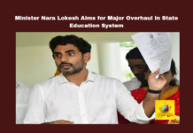 Lokesh Aims for Major Overhaul in State Education System, Lokesh Aims for Major Overhaul, Education System, Andhra Pradesh, Education Reform, Nara Lokesh, School Facilities, Mid Day Meal, Student Migration, Teacher Transfers, TDP Regime, CentralFunds, AP Live Updates, AP Politics, Political News, Mango News
