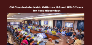 CM Chandrababu Naidu Criticizes IAS and IPS Officers for Past Misconduct, CM Chandrababu Naidu Criticizes IAS and IPS, Chandrababu Naidu, IAS Officers, IPS Officers, Andhra Pradesh Administration, Government Corruption, Public Dissatisfaction, Governance, Amaravati, TDP Government, Administrative Reforms, AP CM, AP Live Updates, AP Politics, Political News, Mango News