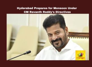 Hyderabad Prepares for Monsoon Under CM Revanth Reddy's Directives, Hyderabad Prepares for Monsoon, CM Revanth Reddy's Directives, CM Revanth Reddy's Directives for Monsoon, Revanth Reddy, Hyderabad Monsoon Preparation, Disaster Management, Traffic Management, Home Guards, Hyderabad Flood Prevention, Telangana, KCR, TS Live Updates, TS Political News, Political News, Mango News