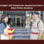 Narsinghi: IAS Probationer Greeted by Father at State Police Academy, IAS Probationer Greeted by Father, Narsinghi IAS Probationer, IAS, Narsinghi, State Police Academy, IAS Training, Father Daughter, Heartwarming Moment, Greeted by IAS Father, Andhra Pradesh, AP Live Updates, AP Politics, Political News, Mango News