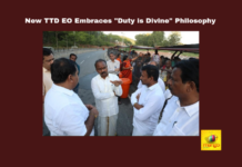 New TTD EO Embraces "Duty is Divine" Philosophy, Philosophy, New TTD EO Embraces, TTD, Executive Officer, Tirumala, Sri Jamjam Syamala Rao, Duty is Divine, Devotee Facilities, Accountability, Transparency, Nara Chandrababu Naidu, Andhra Pradesh, AP Live Updates, AP Politics, Political News, Mango News