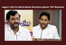 Jagan's Call for Ballot-Based Elections Sparks TDP Backlash,Jagan's Call for Ballot-Based Elections, TDP Backlash, YS Jagan, TDP, EVMs, Ballot Elections, Andhra Pradesh Politics, Somireddy Chandramohan Reddy, Buddha Venkanna, Election Integrity, Indian Democracy, CM Chandrababu Naidu, AP Live Updates, AP Politics, Political News, Mango News