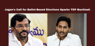 Jagan's Call for Ballot-Based Elections Sparks TDP Backlash,Jagan's Call for Ballot-Based Elections, TDP Backlash, YS Jagan, TDP, EVMs, Ballot Elections, Andhra Pradesh Politics, Somireddy Chandramohan Reddy, Buddha Venkanna, Election Integrity, Indian Democracy, CM Chandrababu Naidu, AP Live Updates, AP Politics, Political News, Mango News