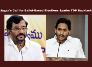 Jagan's Call for Ballot-Based Elections Sparks TDP Backlash,Jagan's Call for Ballot-Based Elections, TDP Backlash, YS Jagan, TDP, EVMs, Ballot Elections, Andhra Pradesh Politics, Somireddy Chandramohan Reddy, Buddha Venkanna, Election Integrity, Indian Democracy, CM Chandrababu Naidu, AP Live Updates, AP Politics, Political News, Mango News