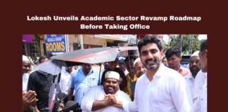 Lokesh Unveils Academic Sector Revamp Roadmap Before Taking Office, Lokesh Unveils Academic Sector, Nara Lokesh, Education Reform, Amaravathi, Academic Sector, Drug Abuse, Mid-Day Meal Scheme, Government Schools, Vidya Deevena, Vasanthi Deevena, Andhra Pradesh, Development, Farmers, CRDA Bhavan, NDA, CM Chandrababu Naidu, AP Live Updates, AP Politics, Political News, Mango News