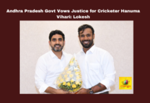 Andhra Pradesh Govt Vows Justice For Cricketer Hanuma Vihari Lokesh,Andhra Pradesh Govt Vows Justice For Cricketer, Justice For Cricketer Hanuma Vihari,Cricketer Hanuma Vihari,Govt Vows Justice For Cricketer Hanuma Vihari Lokesh,Andhra Pradesh Govt Vows For Hanuma Vihari,Naralokesh,We Stand With Hanuma,AP Govt,Cricket Politics,Chief Minister Chandrababu Naidu,AP Capital City,Andhra Pradesh, AP Live Updates, AP Politics, Pawan Kalyan, Political News,Mango News,