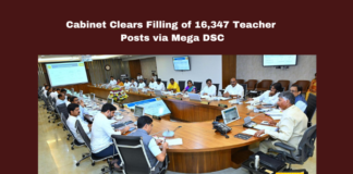 Cabinet Clears Filling Of 16347 Teacher Posts Via Mega DSC,Cabinet Clears Filling Of 16347 Teacher Posts,16347 Teacher Posts Via Mega DSC,16347 Teacher Posts, AndhraPradesh,Education Reform, Mega DSC Teacher Recruitment,Chief Minister Chandrababu Naidu,AP capital city,Andhra Pradesh, AP Live Updates, AP Politics, pawan kalyan, Political News,Mango News,