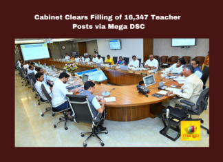 Cabinet Clears Filling Of 16347 Teacher Posts Via Mega DSC,Cabinet Clears Filling Of 16347 Teacher Posts,16347 Teacher Posts Via Mega DSC,16347 Teacher Posts, AndhraPradesh,Education Reform, Mega DSC Teacher Recruitment,Chief Minister Chandrababu Naidu,AP capital city,Andhra Pradesh, AP Live Updates, AP Politics, pawan kalyan, Political News,Mango News,