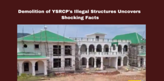 Demolition Of YSRCPs Illegal Structures Uncovers Shocking Facts,Demolition Of YSRCPs Illegal Structures,YSRCP's Illegal Structures Uncovers Shocking Facts, YSRCPs Illegal Structures,Illegal Structures,YSRCP, AndhraPradesh,Political Scandal,Tadepalli,LandGrab,Chief Minister Chandrababu Naidu,AP capital city,Andhra Pradesh, AP Live Updates, AP Politics, pawan kalyan, Political News,Mango News,