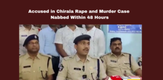 Accused In Chirala Rape And Murder Case Nabbed Within 48 Hours,Accused In Chirala Rape And Murder Case,Chirala Rape And Murder Case,Rape And Murder Case, Police Action,Swift Justice,Womens Safety,Chief Minister Chandrababu Naidu,Ap Capital City,Andhra Pradesh, AP Live Updates, AP Politics, Pawan Kalyan, Political News,Mango News,