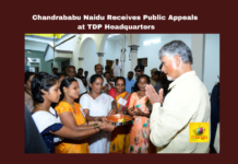Chandrababu Naidu Receives Public Appeals at TDP Headquarters,Chandrababu Naidu Receives Public Appeals,Public Appeals at TDP Headquarters,TDP Headquarters,Amaravathi,AndhraPradesh, ChandrababuNaidu, Direct Interaction,Public Appeals,Public Grievances,TDP,capital city,Andhra pradesh, AP capital city,Andhra Pradesh, AP Live Updates, AP Politics, Political News,Mango News,
