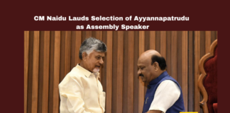 CM Lauds Selection Of Ayyannapatrudu As Assembly Speaker,Ayyannapatrudu As Assembly Speaker,Cm Lauds Selection Of Ayyannapatrudu As Speaker,Assembly Speaker,Ayyannapatrudu, Amaravathi, Assemblyspeaker, Chandrababunaidu,Ethical Governance,Legislative Assembly,TDP,Andhra Pradesh, Ap Capital City,Andhra Pradesh, AP Live Updates, AP Politics, Political News,Mango News,