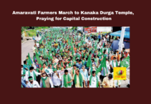 Amaravati Farmers March to Kanaka Durga Temple Praying for Capital Construction, Amaravati Farmers March to Kanaka Durga Temple,Farmers Praying Kanaka Durga Temple for Capital Construction,Capital Construction,Kanaka Durga Temple, Amaravati Farmers, Amaravati, Land Pooling Scheme,TeluguDesam,Padayatra,capital city,AP, Amaravati, Chandrababu Naidu, capital city,Andhra pradesh,Andhra pradesh capital, AP capital city,Andhra Pradesh, AP Live Updates, AP Politics, Political News,Mango News,