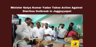 Minister Satya Kumar Yadav Takes Action Against Diarrhea Outbreak In Jaggayyapet,Minister Satya Kumar Yadav Takes Action,Satya Kumar Yadavtakes Action Against Diarrhea Outbreak,Diarrhea Outbreak,Minister Satya Kumar Yadav,Health Minister Blames Ysrc For Diarrhoea Outbreak,Health Minister, Alert Amid Diarrhoeal Outbreak,168 Diarrhoea Cases,Health Minister Satya Kumar Yadav, Jaggayyapet ,PublicHealth,Vijayawada,Andhra Pradesh, AP Live Updates, AP Politics, Political News,Mango News,