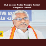 MLC Jeevan Reddy Resigns Amidst Congress Turmoil,MLC Jeevan Reddy Resigns,Jeevan Reddy Amidst Congress Turmoil,MLC Jeevan Reddy, Bhatti Vikramarka, Congress,Hyderabad, Internal Discord, Political Developments,Resignation, Revanth Reddy, Sridhar Babu,Telangana Politics,Telangana Political News , Telangana Live Updates,Telangana News,Mango News,
