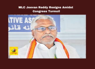 MLC Jeevan Reddy Resigns Amidst Congress Turmoil,MLC Jeevan Reddy Resigns,Jeevan Reddy Amidst Congress Turmoil,MLC Jeevan Reddy, Bhatti Vikramarka, Congress,Hyderabad, Internal Discord, Political Developments,Resignation, Revanth Reddy, Sridhar Babu,Telangana Politics,Telangana Political News , Telangana Live Updates,Telangana News,Mango News,
