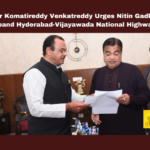 Minister Komatireddy Venkatreddy Urges Nitin Gadkari To Expand Hyderabad Vijayawada National Highway,Minister Komatireddy Venkatreddy Urges Nitin Gadkari,Expand Hyderabad Vijayawada National Highway,Hyderabad Vijayawada National Highway,Hyderabad,Vijayawada, Bhupender Yadav, Kishan Reddy, Gmr Construction, Komatireddy Venkatreddy, Nitin Gadkari, Road Safety, Six Lanes, Union Ministers, Uppal,Narapalli Flyover,Mango News