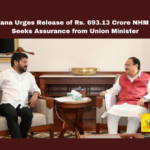 Telangana Urges Release Of Rs. 693.13 Crore NHM Funds Seeks Assurance From Union Minister,Telangana Urges Release Of Rs. 693.13 Crore,Rs. 693.13 Crore,Telangana Urges NHM Fund,NHM Funds Seeks Assurance From Union Minister,NHM Funds,Union Minister,Telangana, Ayushman Bharat, Healthcare Funding, JP Nadda, Revanth Reddy,Telangana Politics,Telangana Political News , Telangana Live Updates,Telangana News,Mango News,
