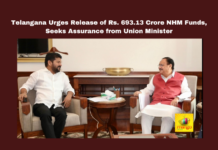 Telangana Urges Release Of Rs. 693.13 Crore NHM Funds Seeks Assurance From Union Minister,Telangana Urges Release Of Rs. 693.13 Crore,Rs. 693.13 Crore,Telangana Urges NHM Fund,NHM Funds Seeks Assurance From Union Minister,NHM Funds,Union Minister,Telangana, Ayushman Bharat, Healthcare Funding, JP Nadda, Revanth Reddy,Telangana Politics,Telangana Political News , Telangana Live Updates,Telangana News,Mango News,